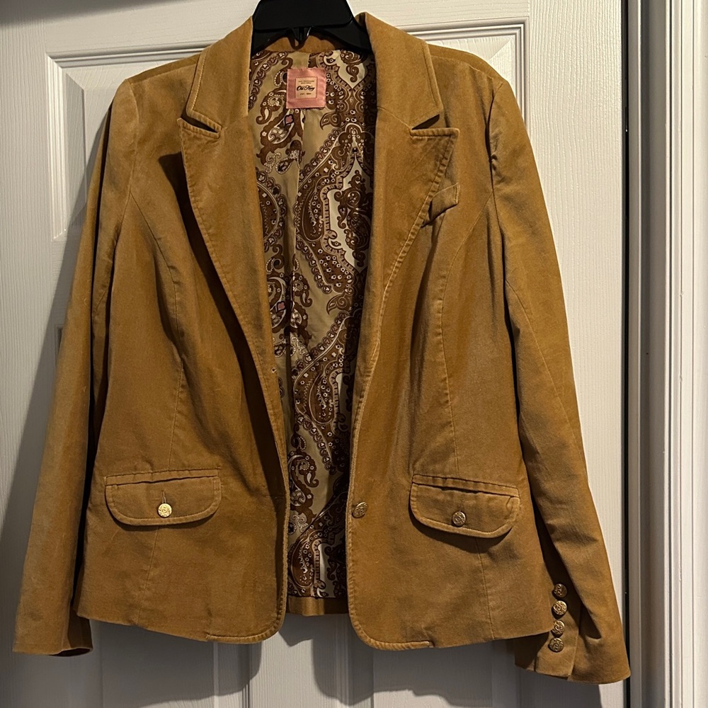 Old Navy Mustard Blazer